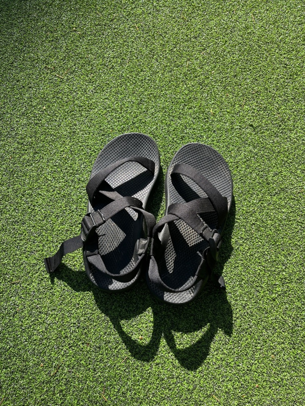Chaco Men's Black Sport Sandals with Adjustable Straps Z-1